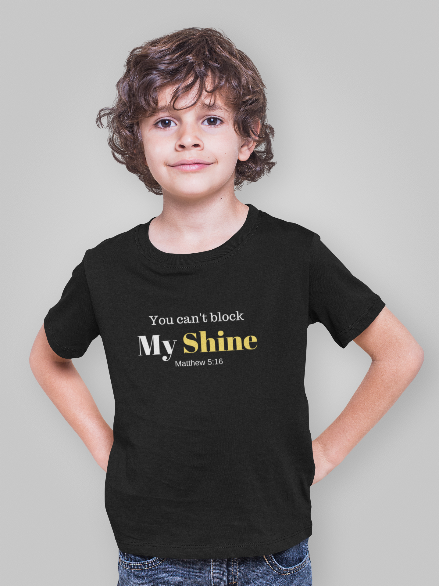 You Can't Block My Shine - Toddler Short Sleeve Tee