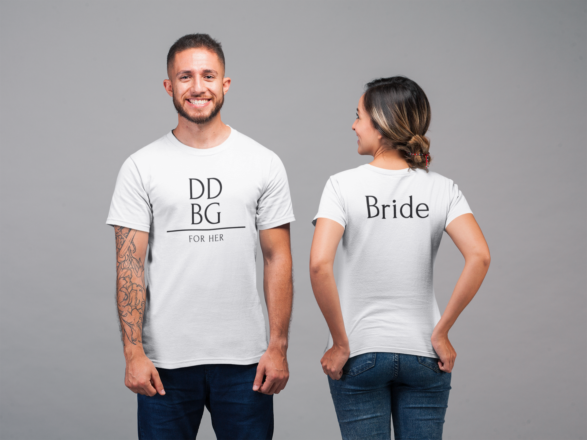 DDBG for Him - Bride's Slim Fit T-Shirt